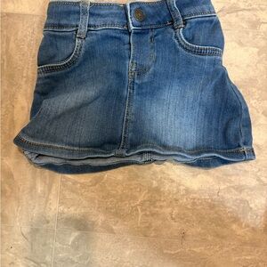 Denim Blue Kids Skirt